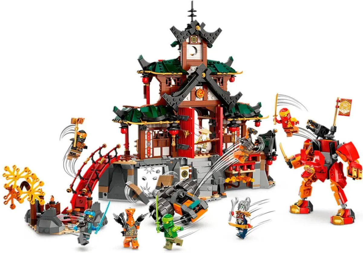 LEGO Ninjago Ninjadojo Tempel 71767 - 1394 Stukken - 8 Minifiguren