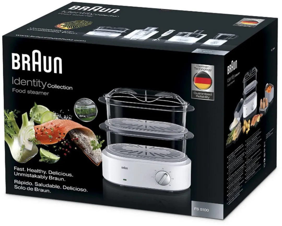 Braun TributeCollection FS 5100WH Stoomkoker - Wit