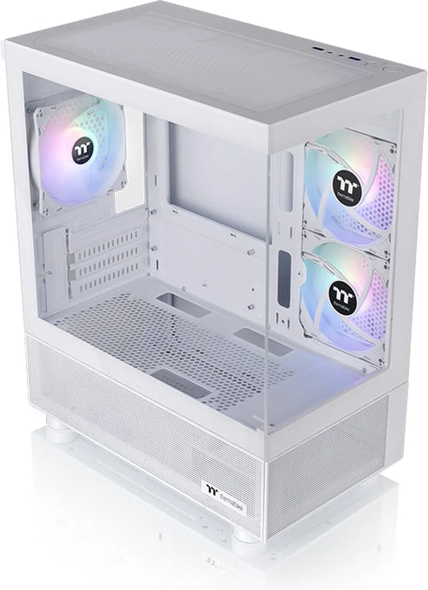 Thermaltake View 170 TG ARGB Snow Micro Tower - Wit