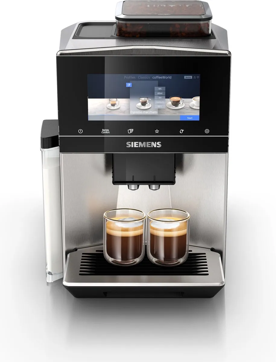 Siemens EQ900 TQ903R03 Volautomatische Espressomachine - RVS/Zwart