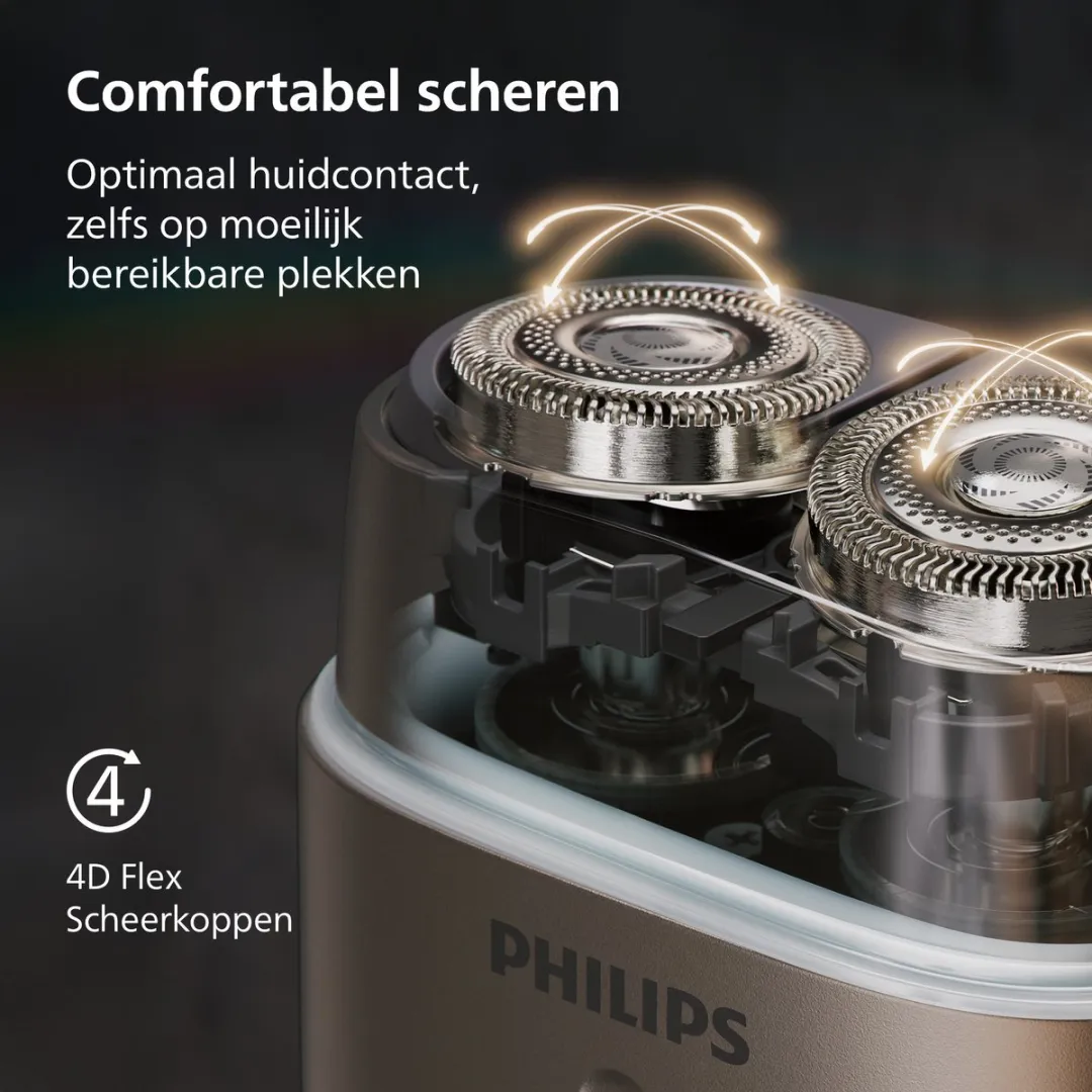 Philips Series 700 S791/06 Scheerapparaat - Nat & Droog - Goud - afbeelding 6 van 6