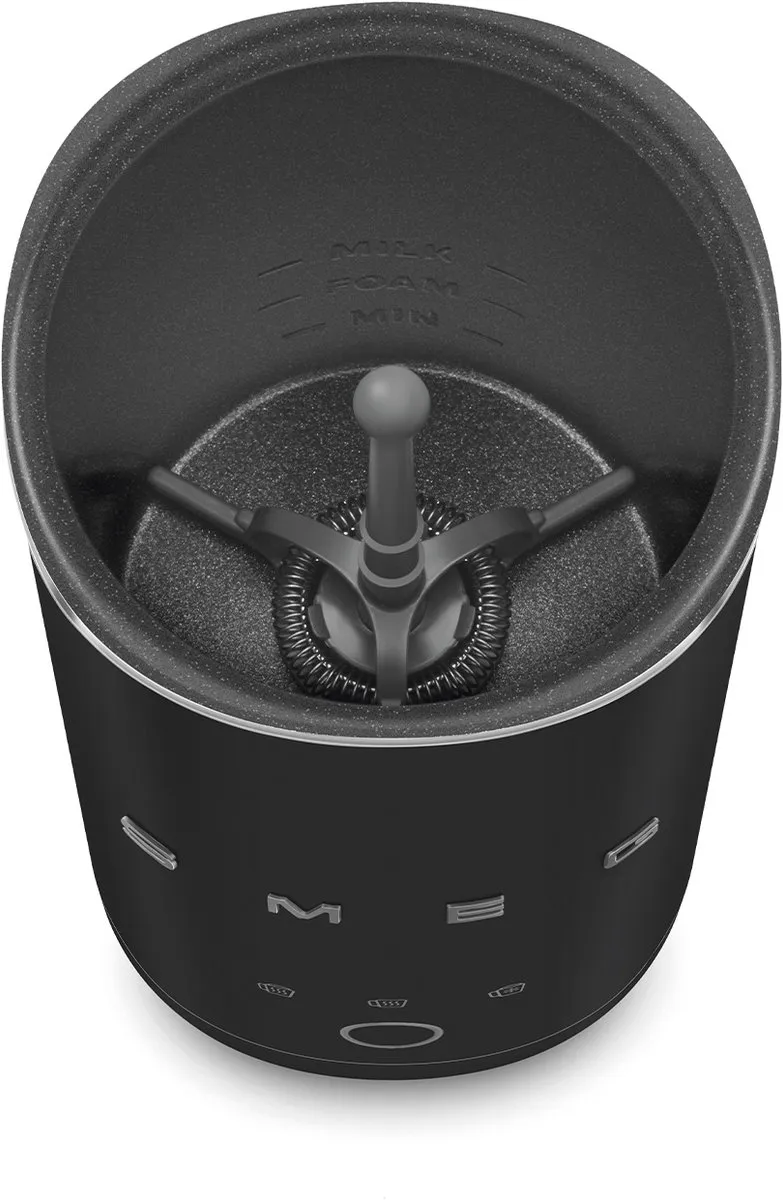 Smeg MFF02BLMEU Melkopschuimer 500W - Mat Zwart