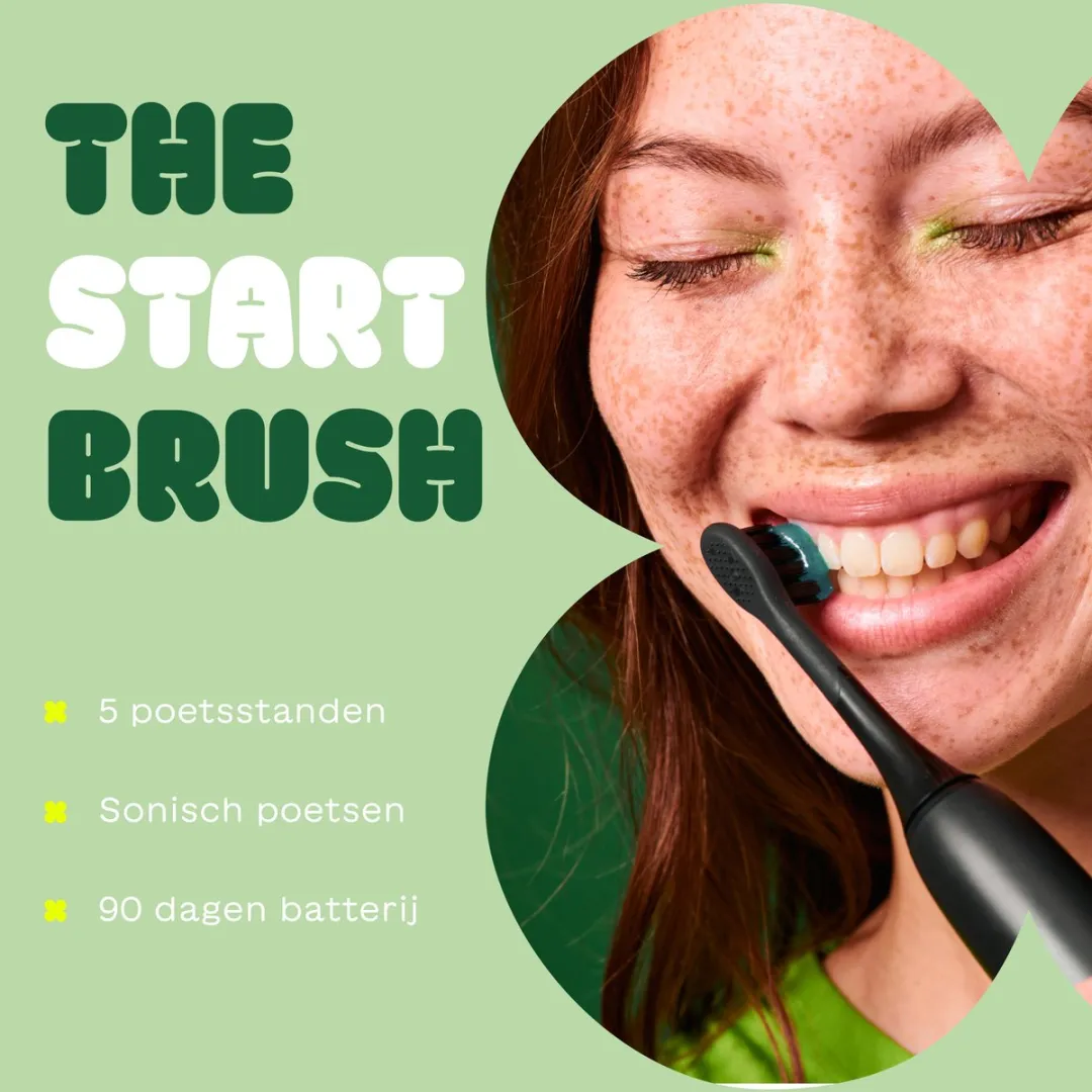 BOOMBRUSH The Start Sonische Tandenborstel - 90 Dagen Batterij - Wit