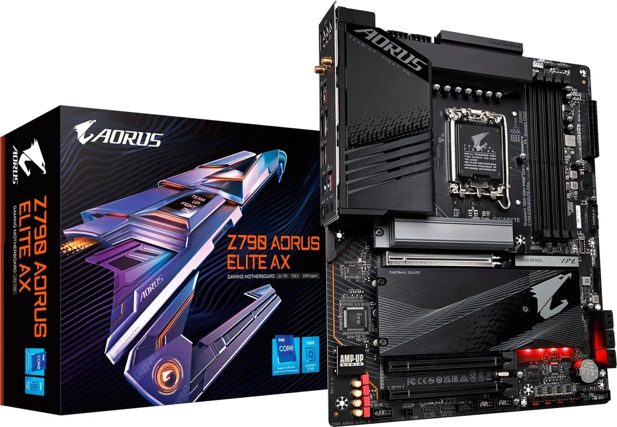 Gigabyte Z790 AORUS ELITE AX Moederbord - ATX