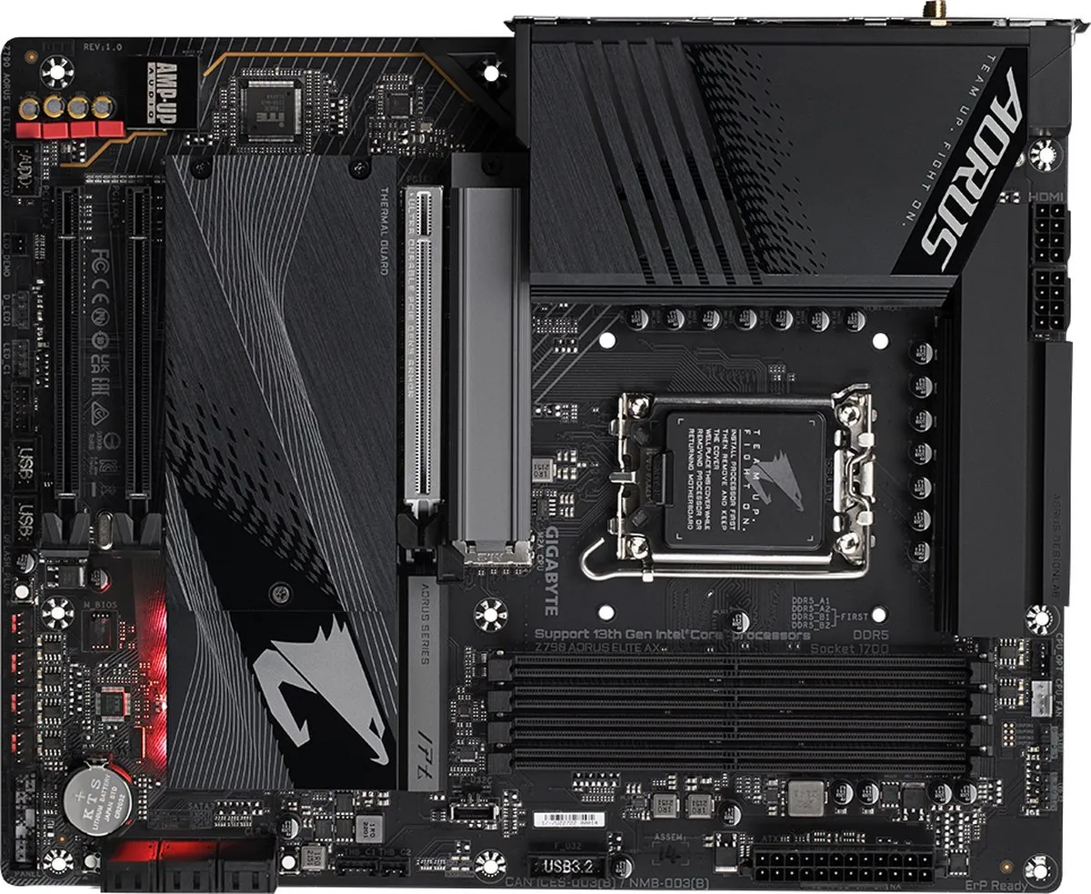 Gigabyte Z790 AORUS ELITE AX Moederbord - ATX