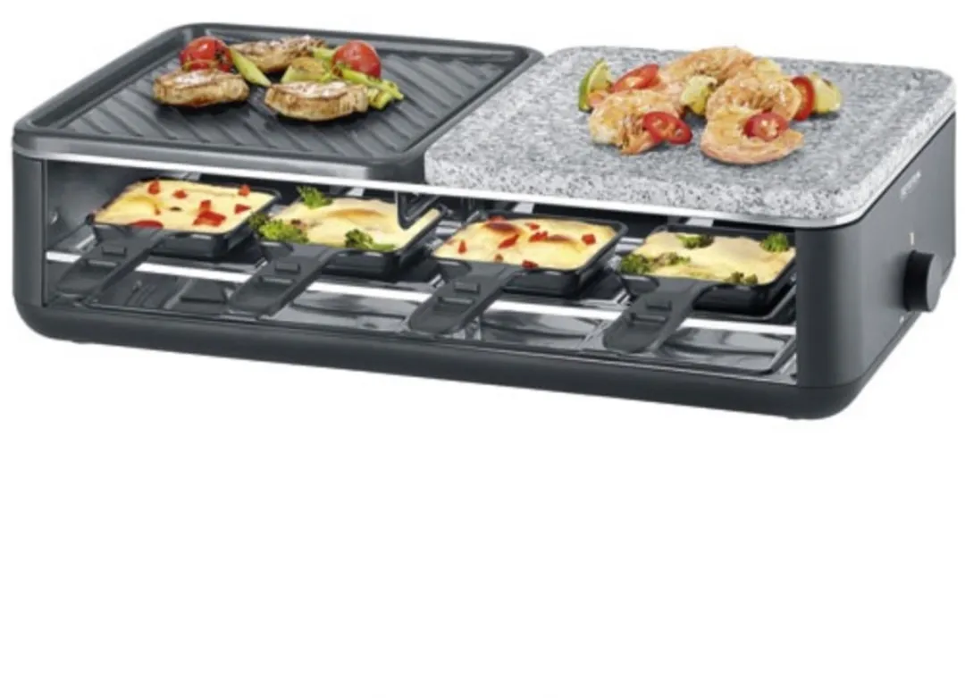 Severin Black Line RG 2366 Gourmetstel - 8 Personen - 1300W