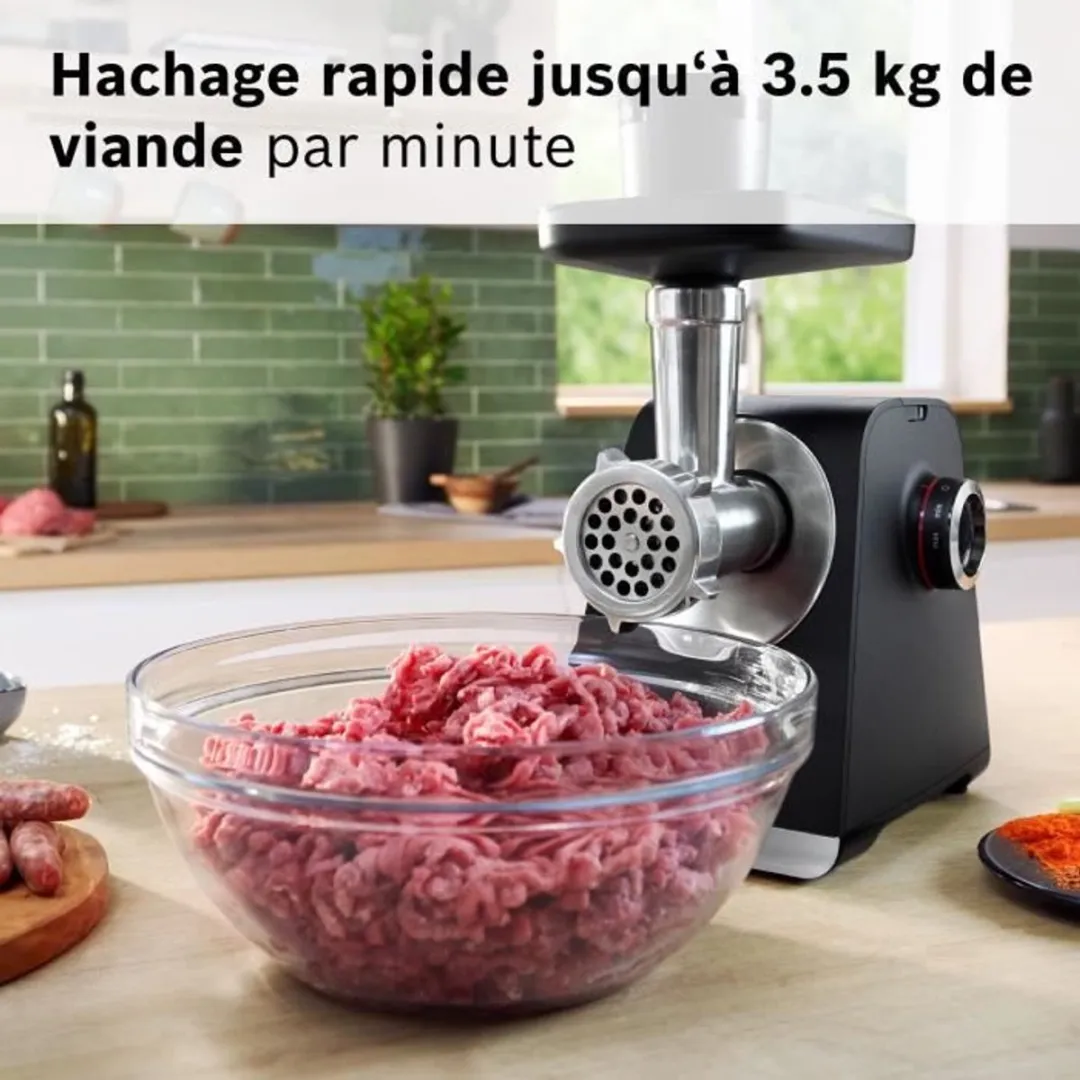 Bosch Serie 6 MFWS660B Vleesmolen 500W - Zwart