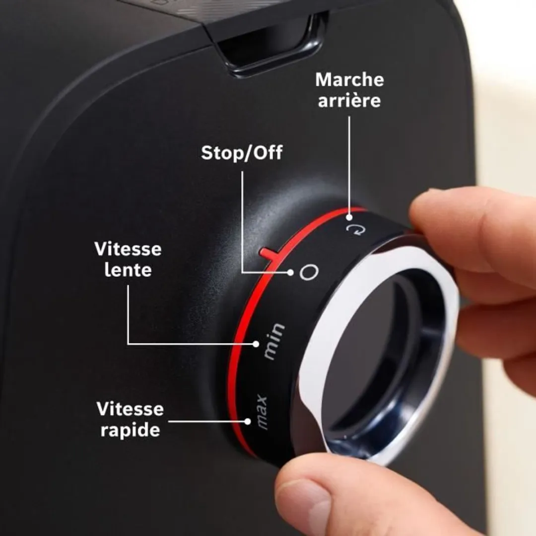 Bosch Serie 6 MFWS660B Vleesmolen 500W - Zwart - afbeelding 6 van 6