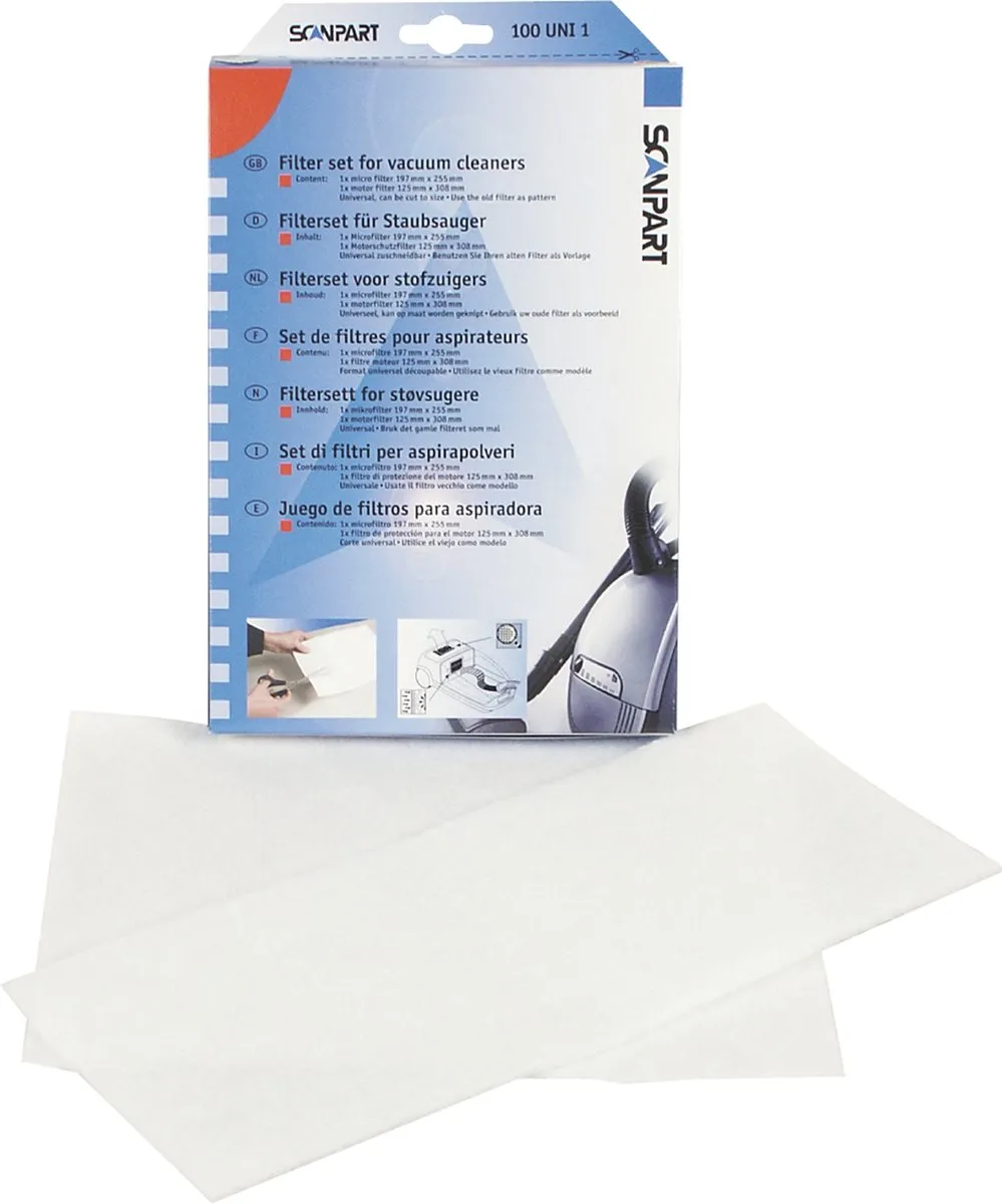 Scanpart Universele Stofzuigerfilters 100UNI1