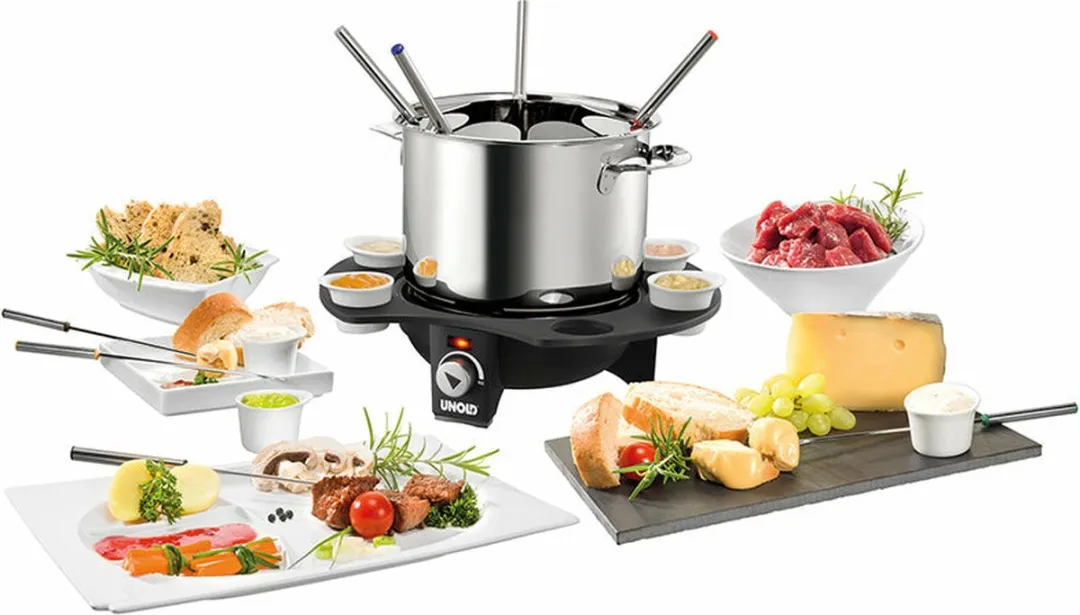 Unold 48645 Elegance Elektrische Fonduepan - 1000W - 8 Personen