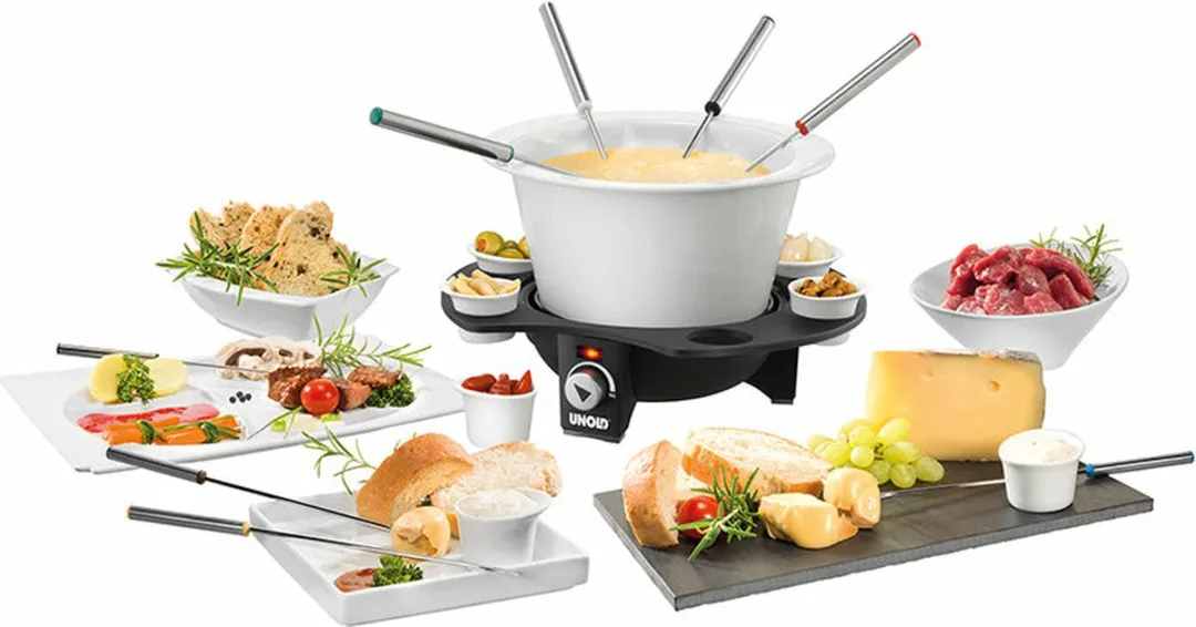 Unold 48645 Elegance Elektrische Fonduepan - 1000W - 8 Personen