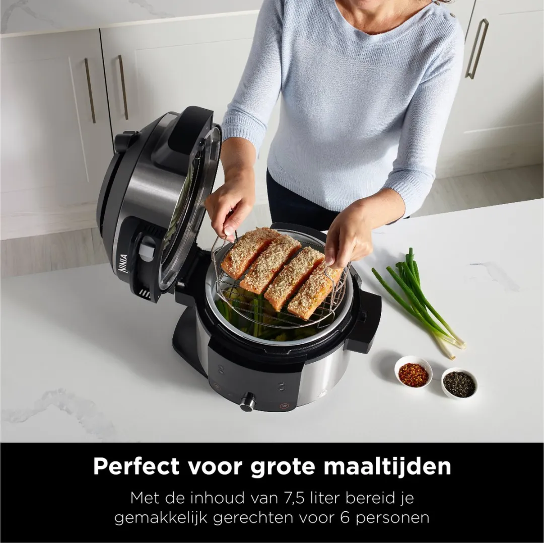 Ninja Foodi OL550EU Multicooker 6L - 11 Kookfuncties - Zilver/Zwart