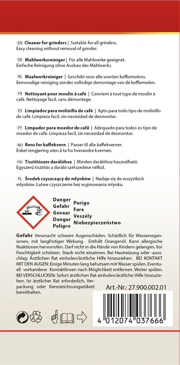 Scanpart Koffiemolen Reiniger 315ml - 3 Stuks - afbeelding 6 van 6