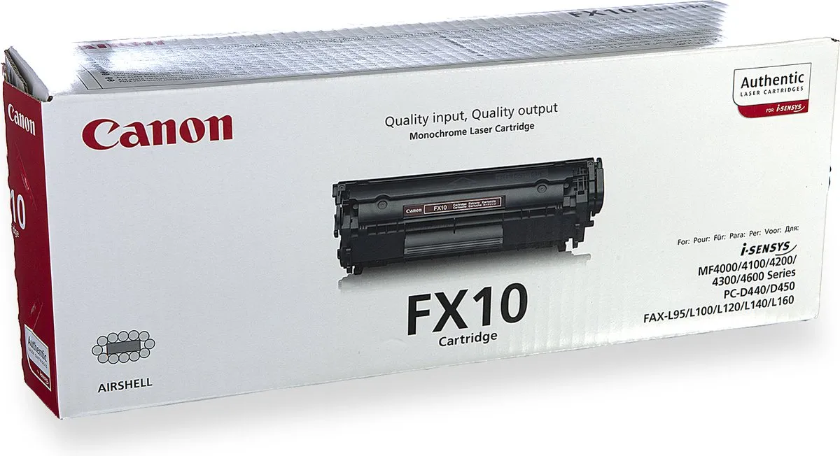 Canon FX-10 Tonercartridge Zwart - 2000 pagina's