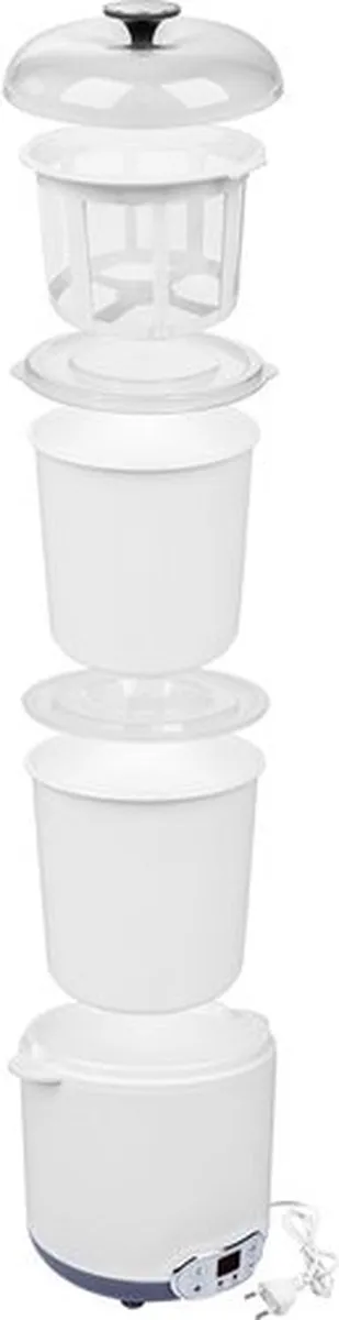 Browin Yoghurtmaker met Thermostaat 1.5L - Wit
