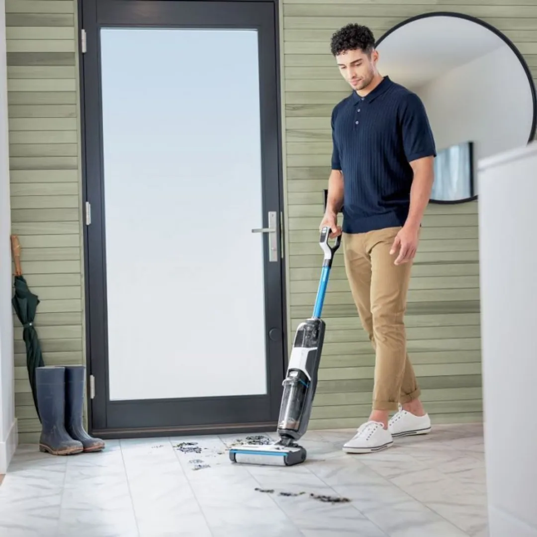 BISSELL CrossWave HF3 Cordless - 0.53L/0.41L - Zwart/Lichtblauw