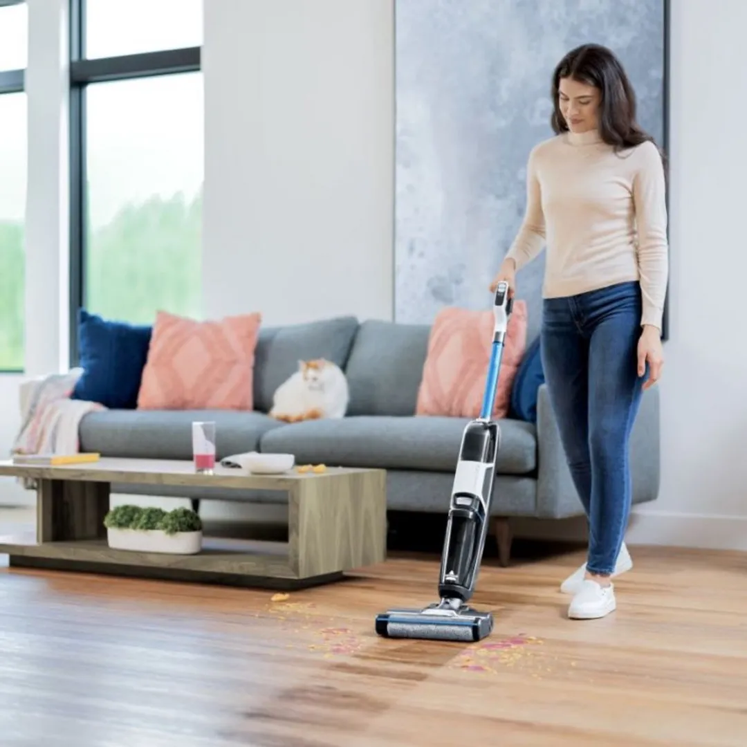 BISSELL CrossWave HF3 Cordless - 0.53L/0.41L - Zwart/Lichtblauw