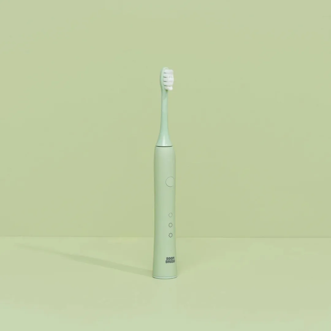 BOOMBRUSH Kiddy Brush Elektrische Tandenborstel - Groen - 40 Dagen Batterij - afbeelding 6 van 6