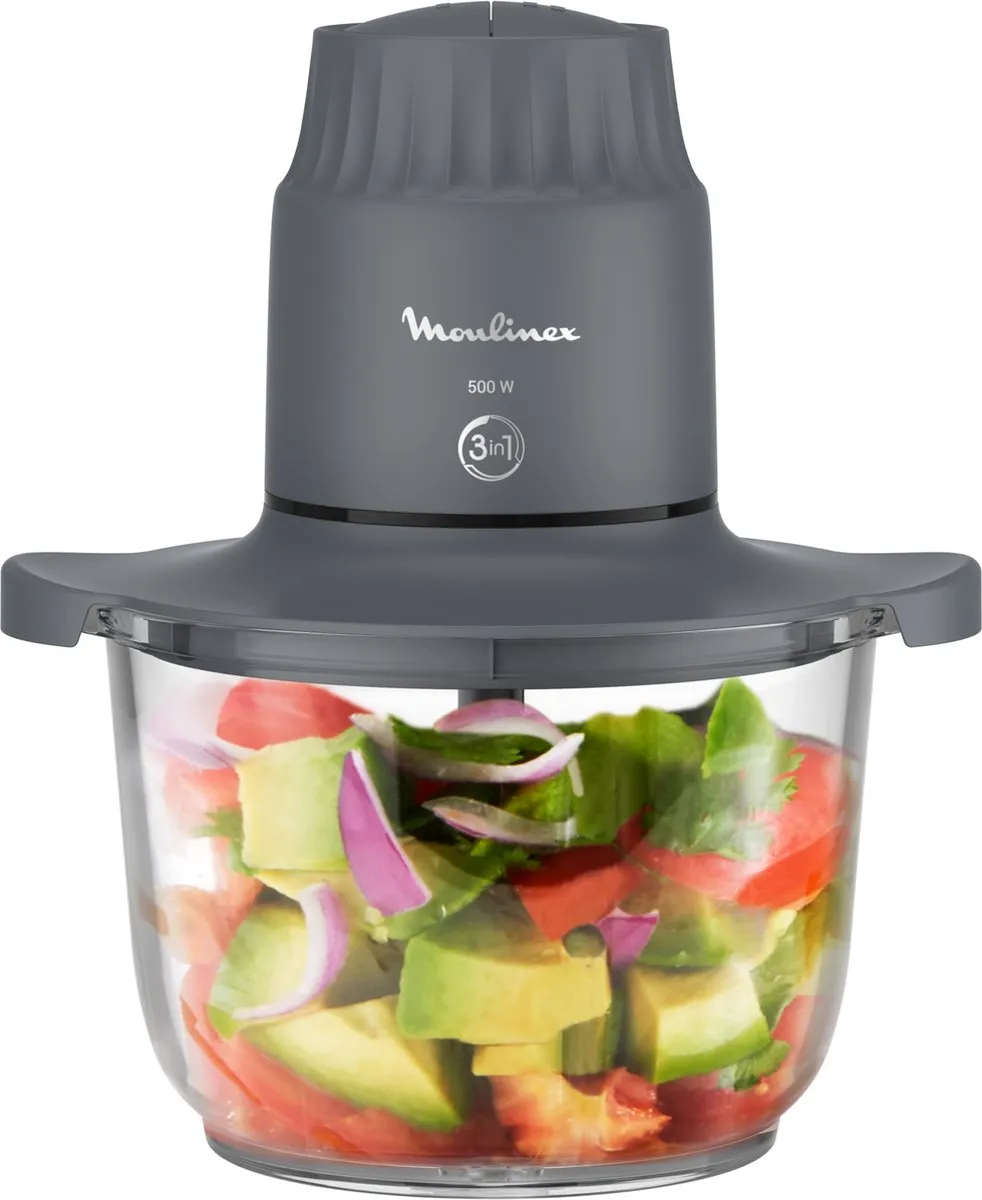 Moulinex Choppeo DJ6021 Hakmolen 500W - Grijs