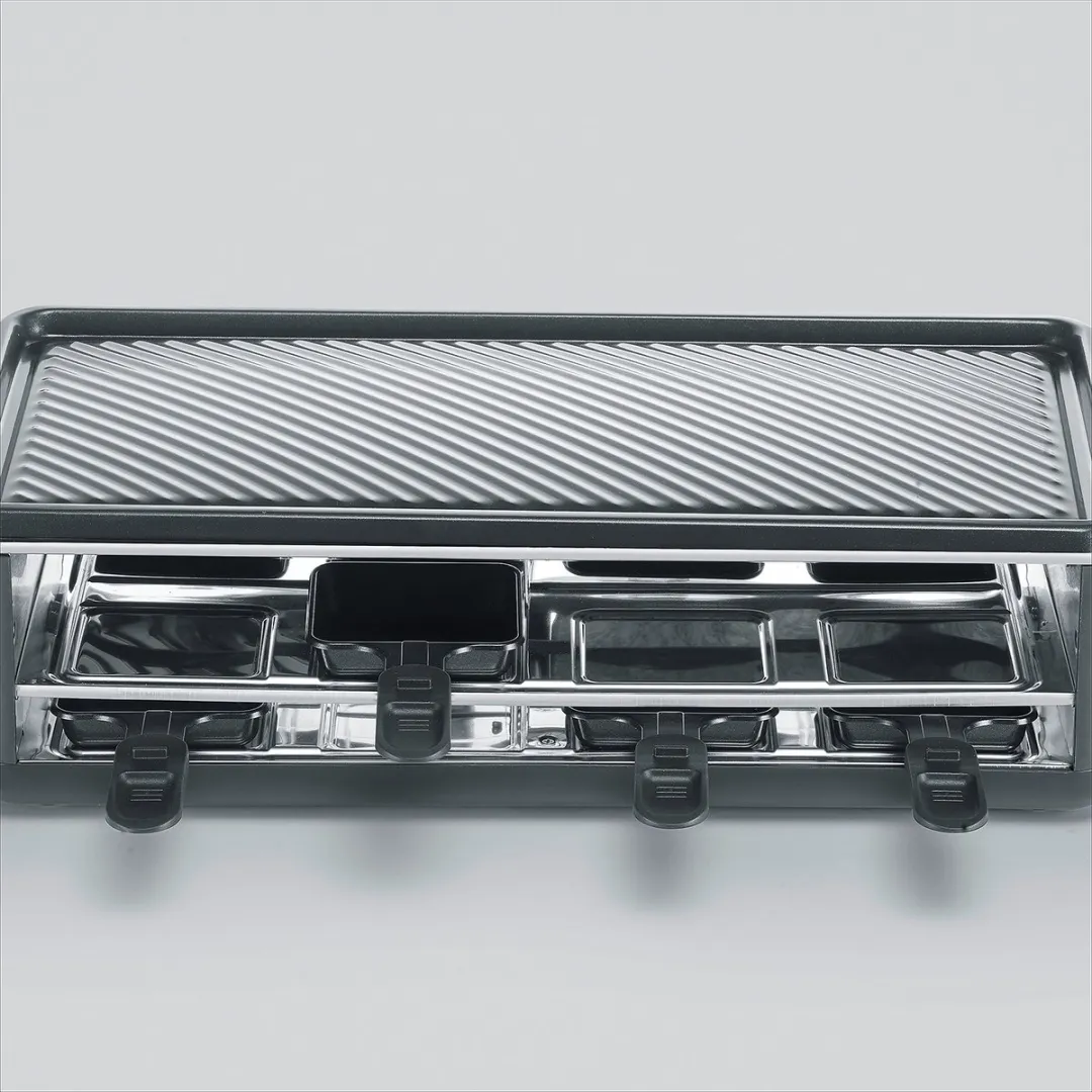 Severin RG 2365 Black Line Raclette - 8 Personen - 1300W - Zwart