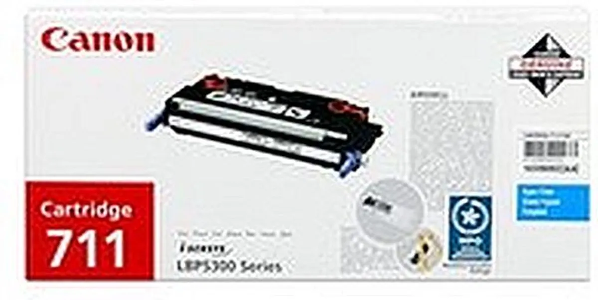 Canon 711 Tonercartridge Cyaan 6000 - 50034732