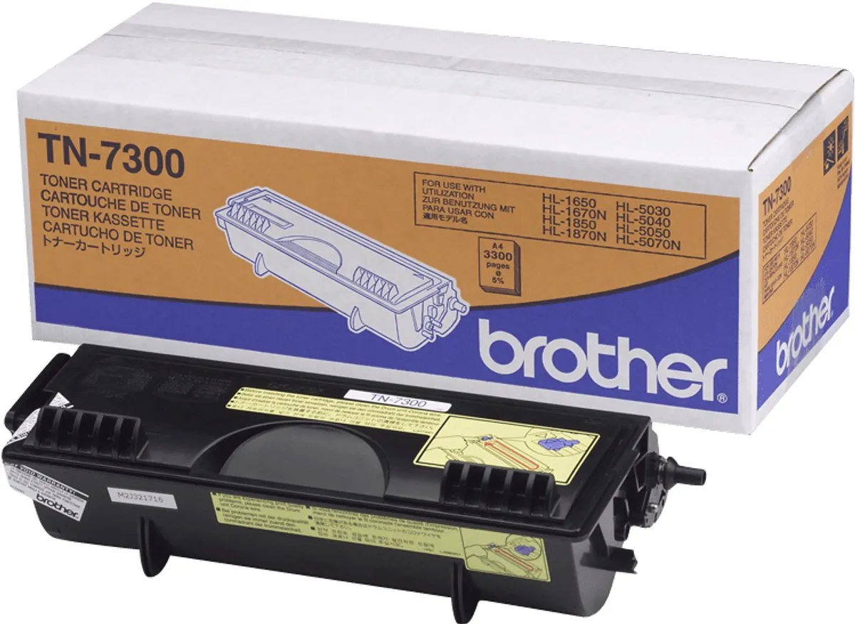 Brother TN-7300 Tonercartridge - Zwart