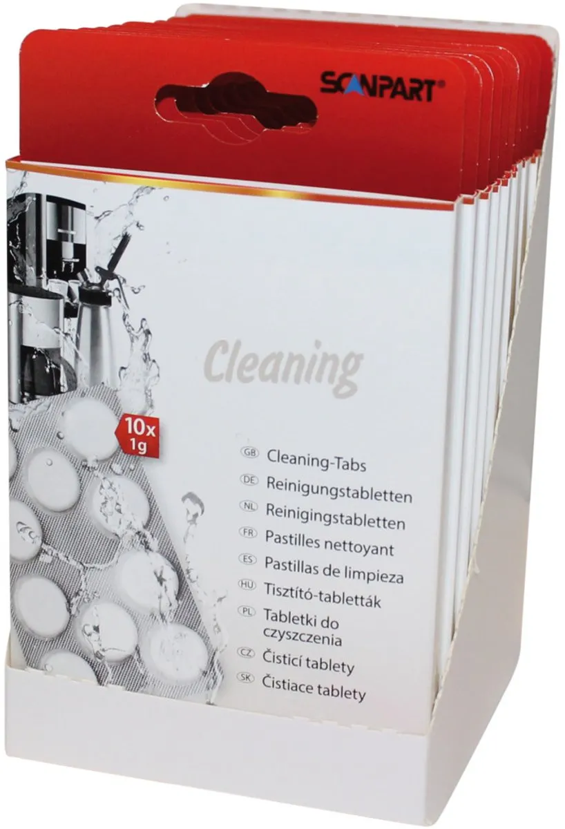 Scanpart Reinigingstabletten Espresso 10g - 10 Stuks