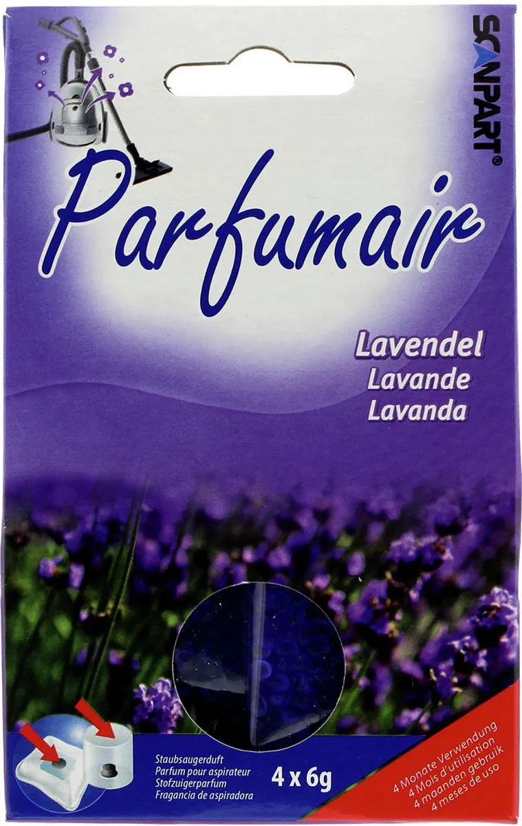 Scanpart Parfumair Stofzuiger Geurparels Lavendel 24g