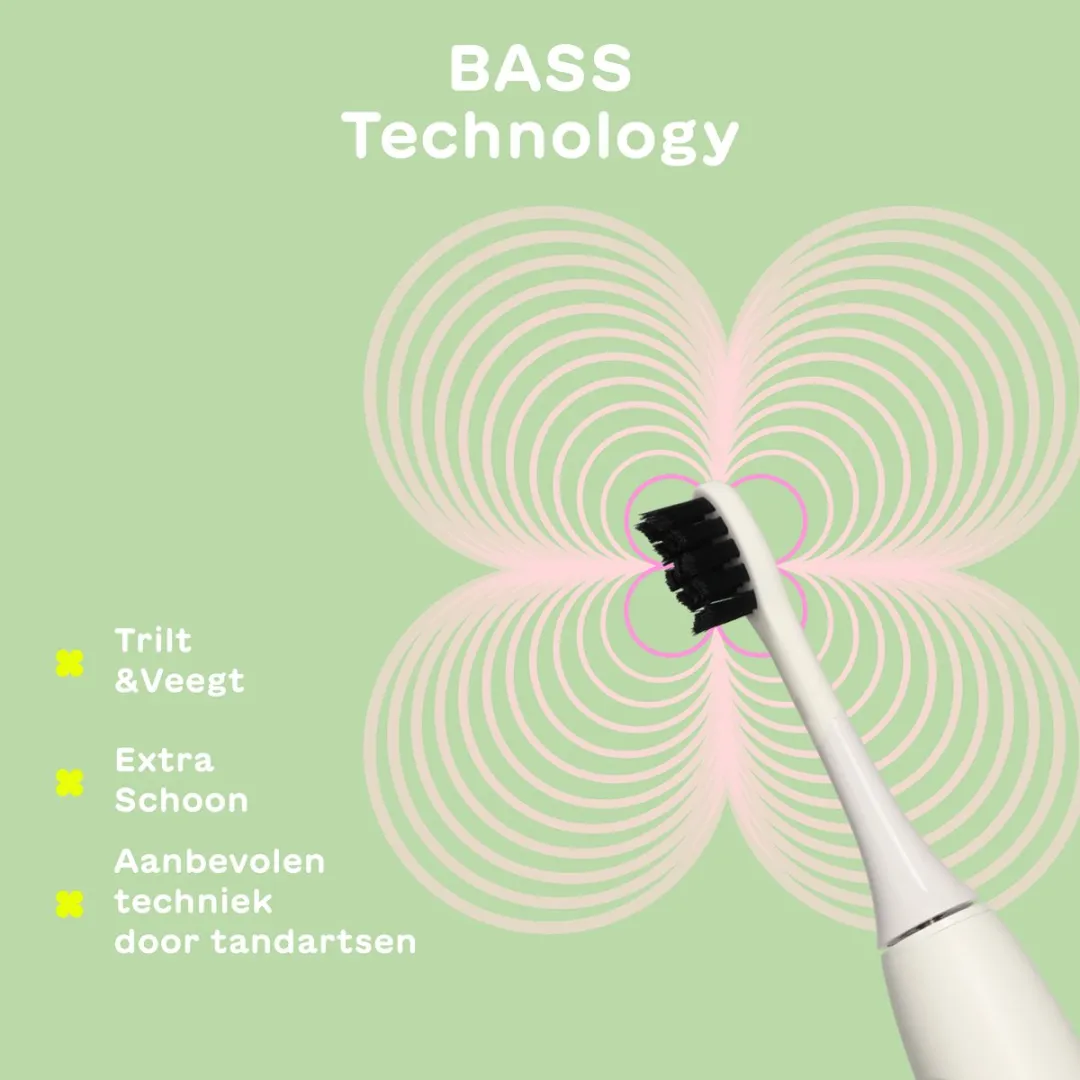 BOOMBRUSH The Start Sage Groene Sonische Tandenborstel - 90 Dagen Batterij