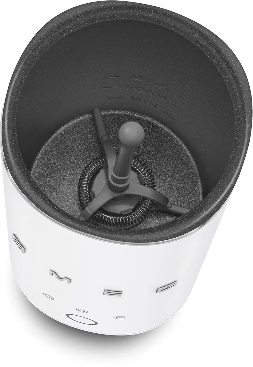 Smeg MFF02 Melkopschuimer 500W - Mat Wit