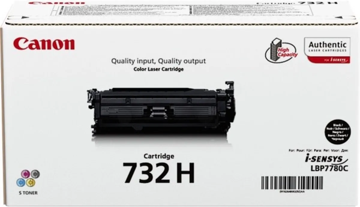 Canon 732HBK Tonercartridge
