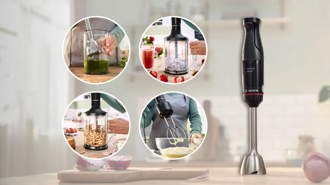 Bosch Serie 4 MSM4B654 Staafmixer 1000W - Zwart/Antraciet