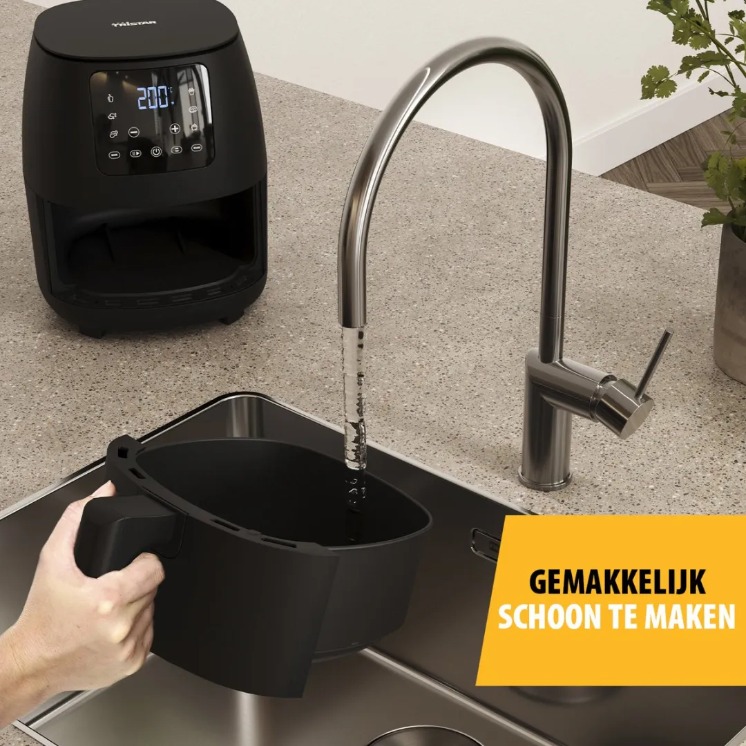 Tristar FR-9015 Airfryer 1500W - 6 Programma's - Zwart