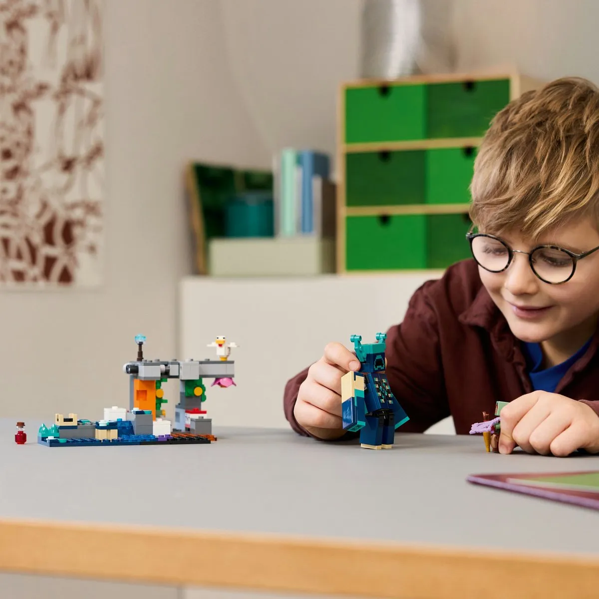 LEGO Minecraft De Ontmoeting met de Opzichter 21274 - 238 Stukken - Multicolor