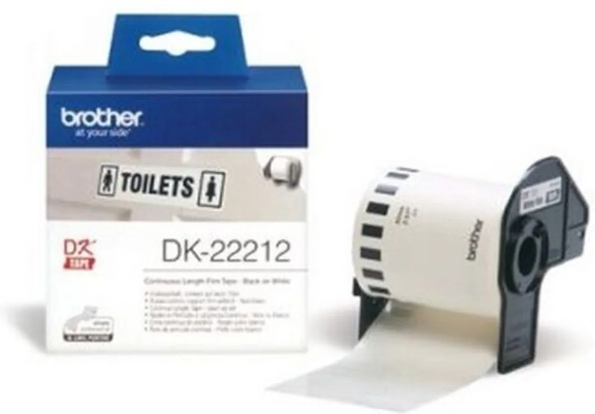 Brother DK22212 Continuous Film Tape - Wit