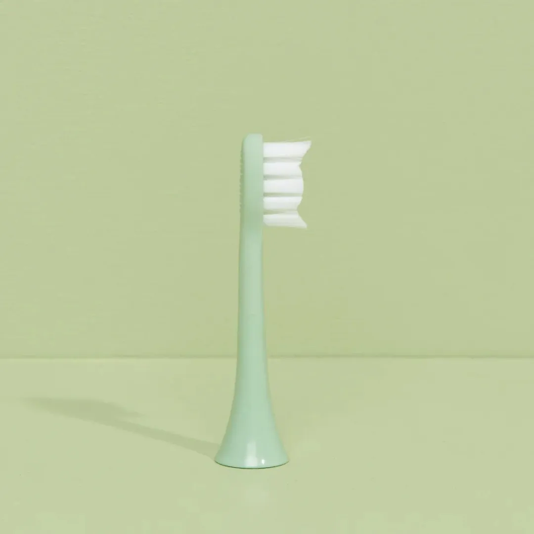 BOOMBRUSH Kiddy Opzetborstels 4 Stuks - Groen