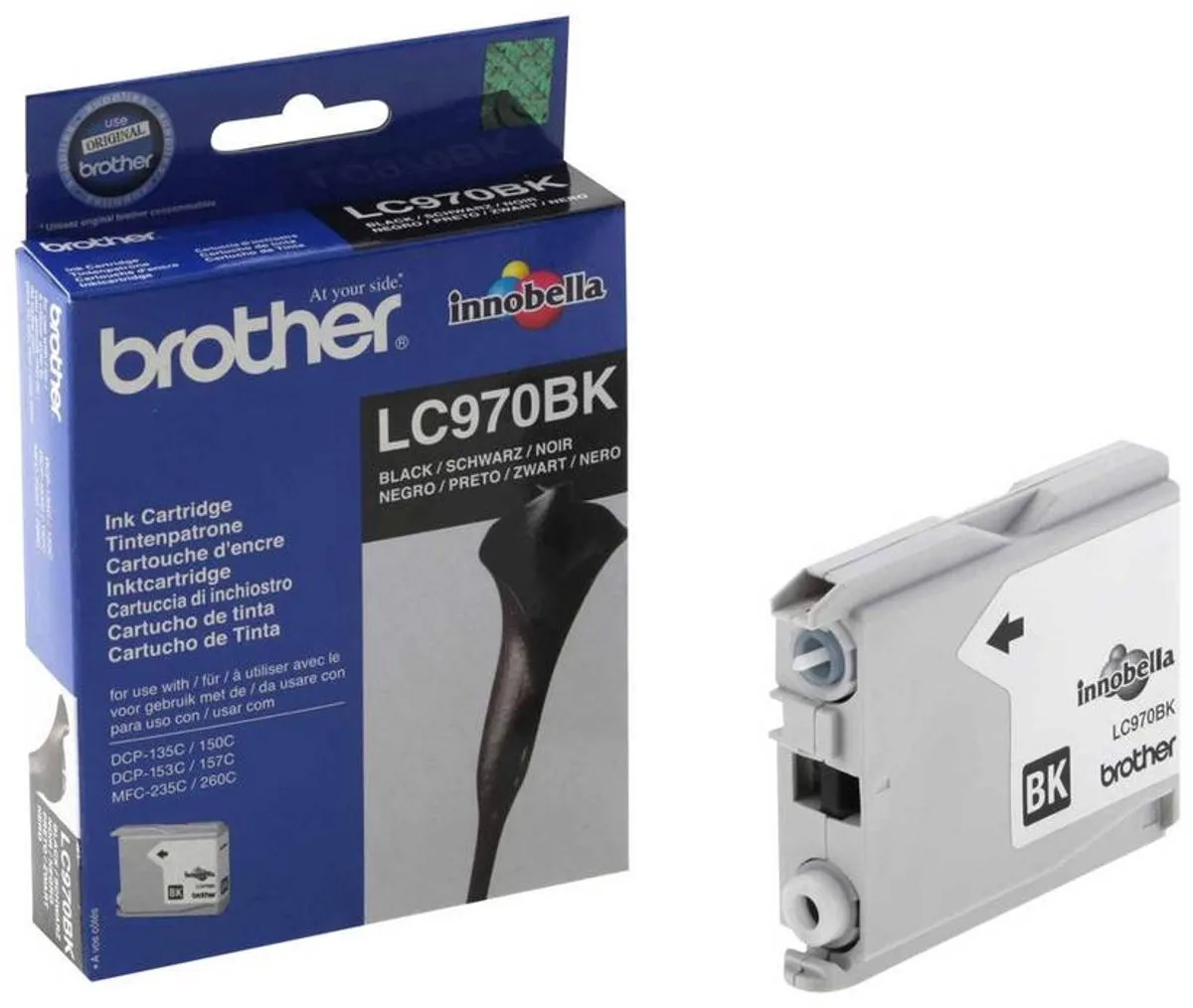 Brother LC970BK Inktcartridge - Zwart