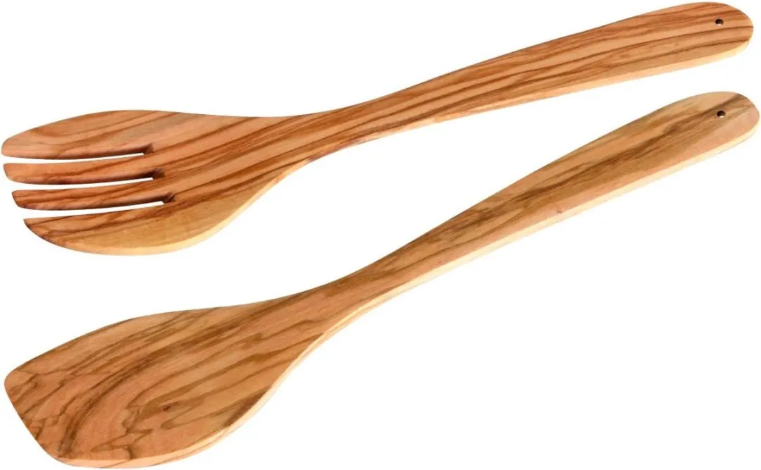 Fackelmann Olijfhouten Saladeset 9902050 - 4-delig