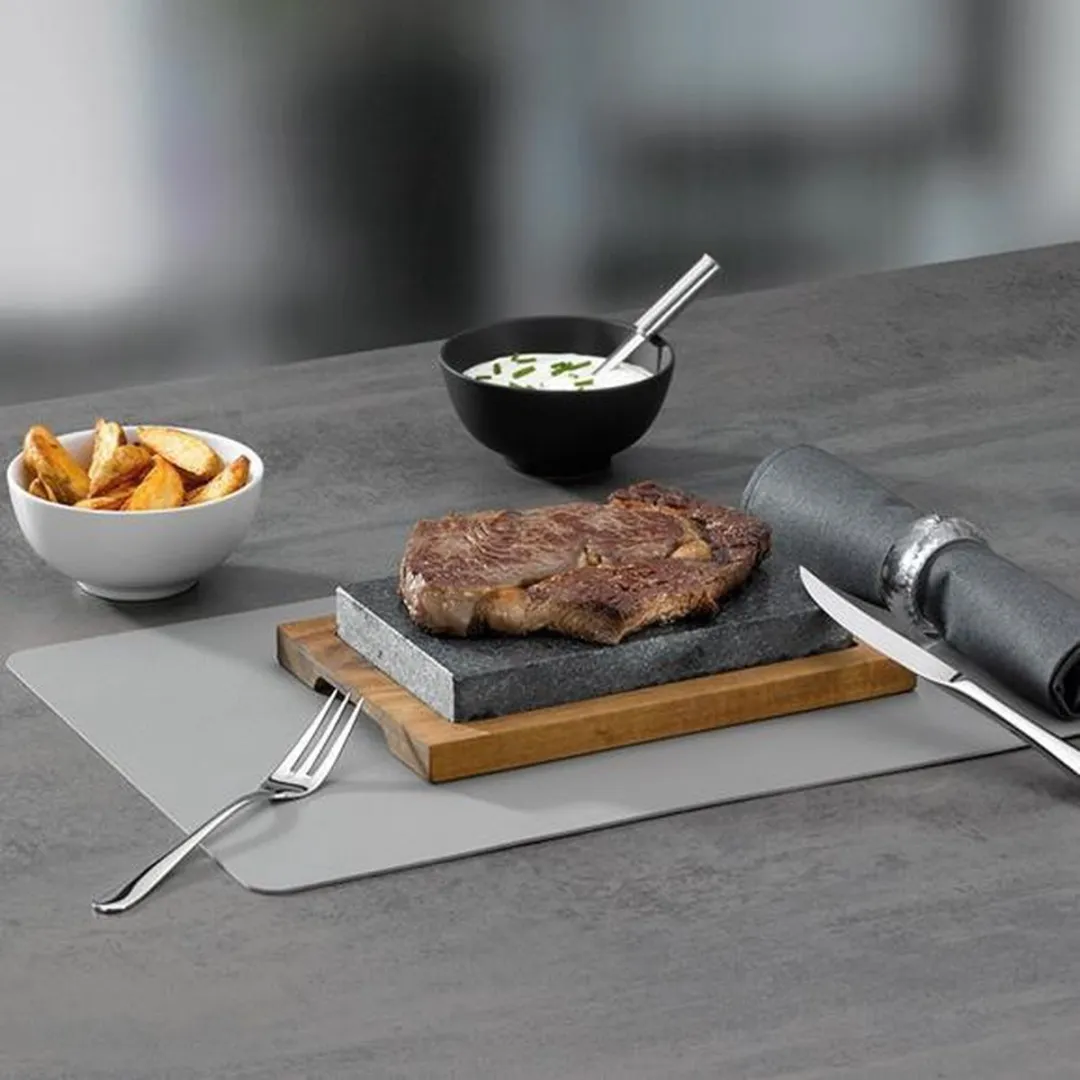Kela Country Hot Stone Set - 1 Persoon - Grijs - afbeelding 2 van 3