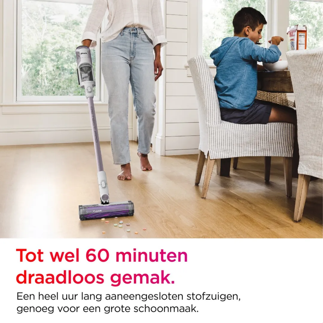 Shark Detect Pro IW1611EU Stofzuiger - Wit/Paars