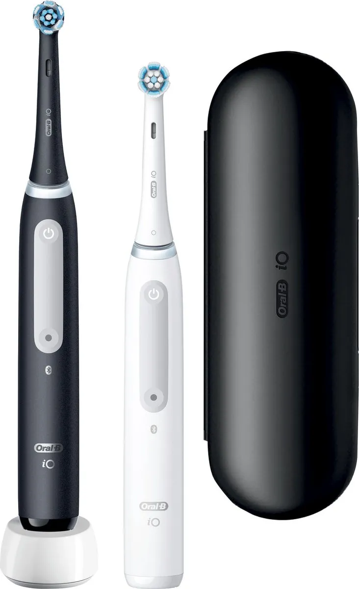 Oral-B iO 4N Elektrische Tandenborstel - 4 Snelheden - 2 Stuks