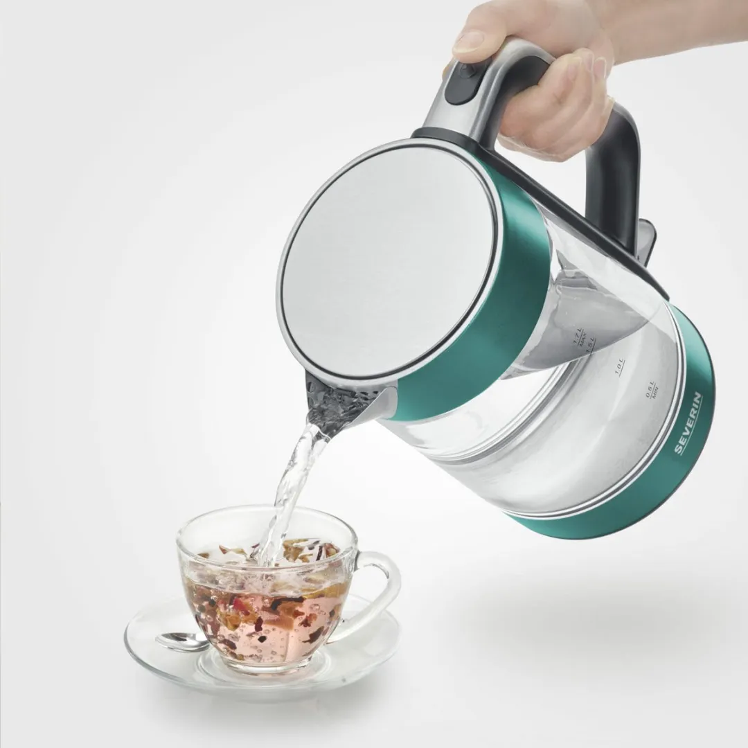 Severin WK 9268 Waterkoker 1.7L - 2200W - Groen - afbeelding 6 van 6