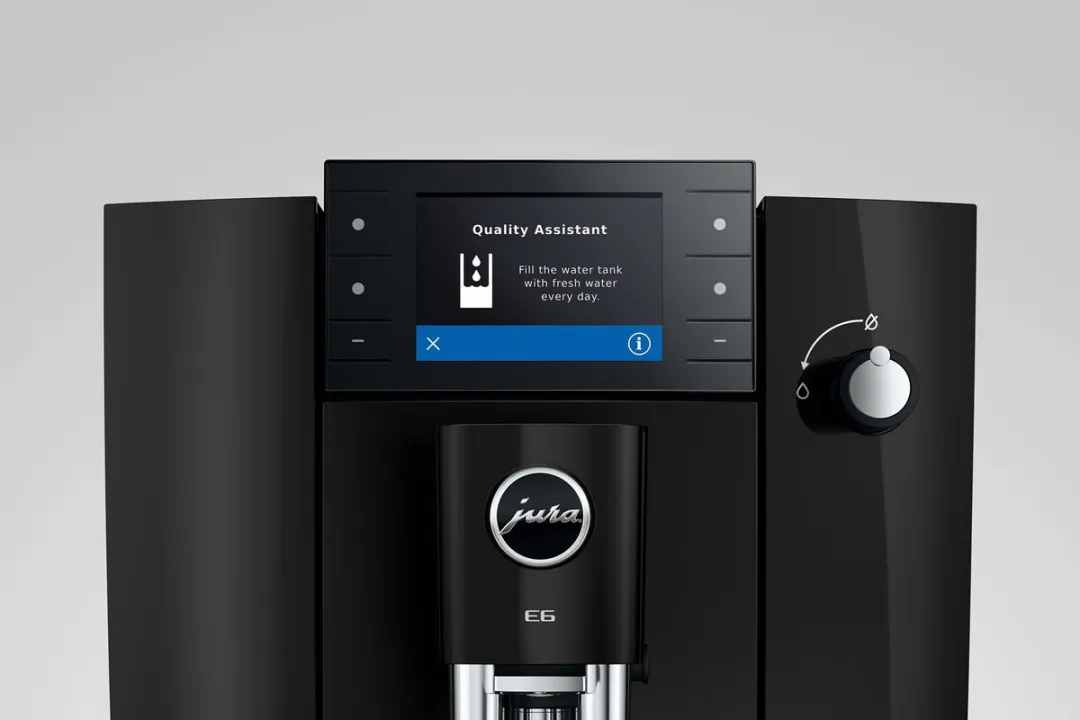Jura E6 Piano Black Volautomatische Espressomachine - 17 Programma's