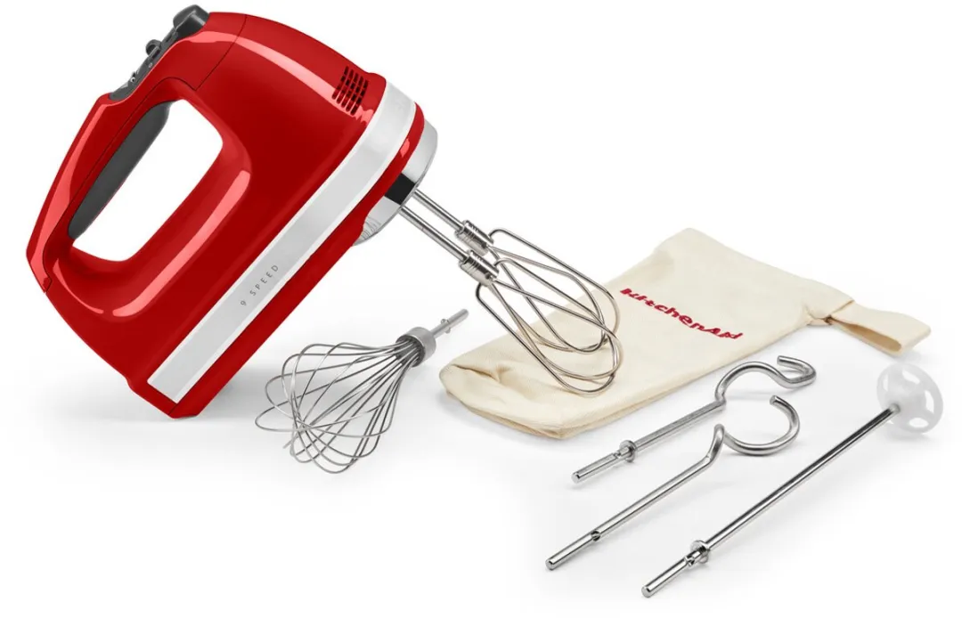 KitchenAid Artisan 5KHM9212EER Handmixer - 300W - Keizer Rood