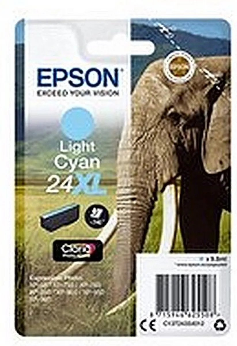 Epson 24XL Licht Cyaan Inktcartridge C13T24354010