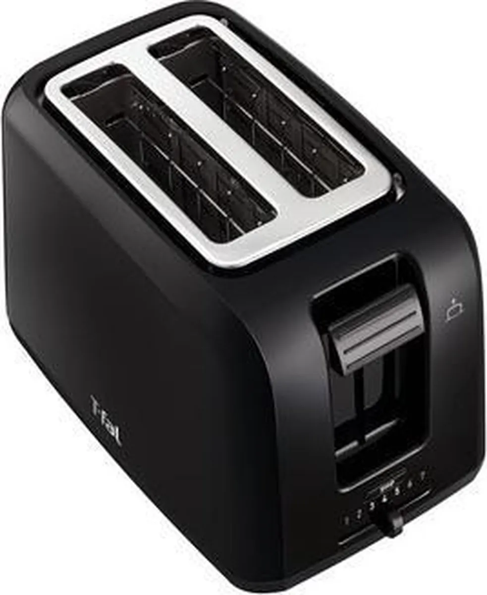 Tefal TT1A18 Broodrooster 2 Sneden - 800W - Zwart/RVS - afbeelding 5 van 6