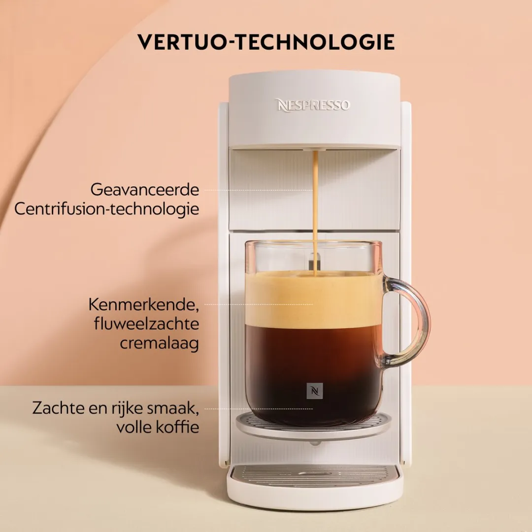 De'Longhi Nespresso Vertuo Up ENV200.W Koffiecupmachine - 1.4L - Wit - afbeelding 6 van 6