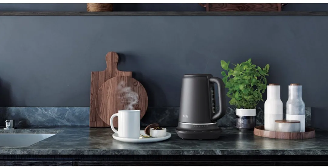 AEG GOURMET 7 K7-1-6BP Waterkoker 1.7L - 2400W - Zwart