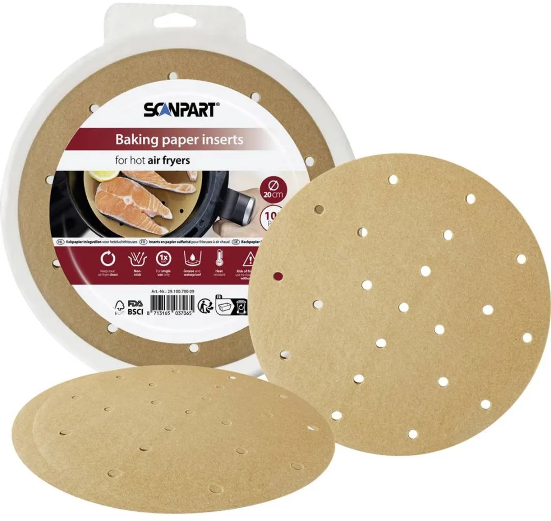 Scanpart Heteluchtfriteuspapier Ø20cm