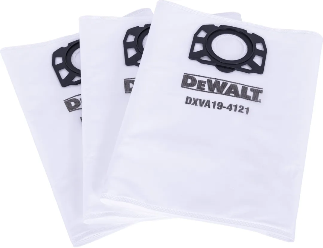 DeWalt DXV23/34/38P Stofzuigerzakken - 3 Stuks